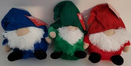 Christmas Gnome Plush Dolls w Caps 7”Hx5.5”Wx3”D 1Pk, Select: Color - $2.99