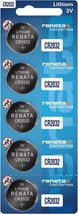 Renata CR2032 Batteries - 3V Lithium Coin Cell 2032 Battery (10 Count) - £11.95 GBP