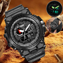 Smael Men&#39;S Digital Army Military Sport Quartz Watch Analog Waterproof Wristband - £21.88 GBP