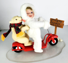 The Ashton Drake Galleries Snow Babies 1994 &quot;Snowbaby Express&quot; Doll w/ COA - £39.22 GBP