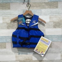 Maui and Sons Life Vest Water Skiing Wake Boarding USCG Blue Youth 50-90lbs - $24.74