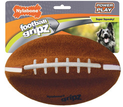 Nylabone Power Play Football Large 8.5&quot; Dog Toy 4 count Nylabone Power Play Foot - £78.66 GBP