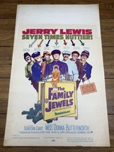The Family Jewels 1965 US Original Window Card Movie Poster Jerry Lewis ... - $54.45