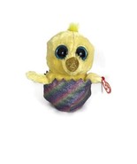 Ty Beanie Plush Stuffed Chicken Easter Egg Yellow Pink Glitter Toy Holid... - £14.57 GBP
