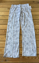 jockey NWT $38 women’s relaxed fit snowflake pajama pants Size S white R8 - £12.70 GBP