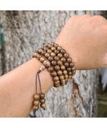 Natural Agarwood Bracelet 108 Beads – Toc Lao Scented 6/7/8mm Meditation... - $642.79 MXN