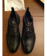 Cole Haan Men&#39;s 3.Zerogrand Black Leather Wingtip Oxford Shoes-11.5M- Ne... - $250.00