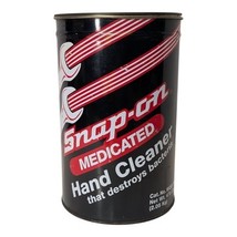 Vintage Metal Snap On Tool Medicated Hand Cleaner Rare 8&quot; Tin Can Sign - €43,91 EUR