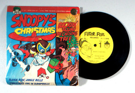 Peter Pan - Snoopy&#39;s Christmas &amp; Rockin&#39; Round Christmas Tree (7&quot;) (1970... - £10.87 GBP