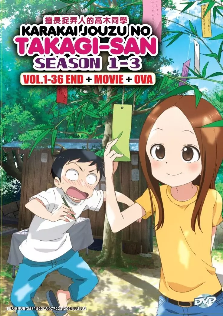 DVD Teasing Master Takagi-san Sea 1-3 Vol.1-36END+Movie+OVA Eng Dub All Region  - $65.09