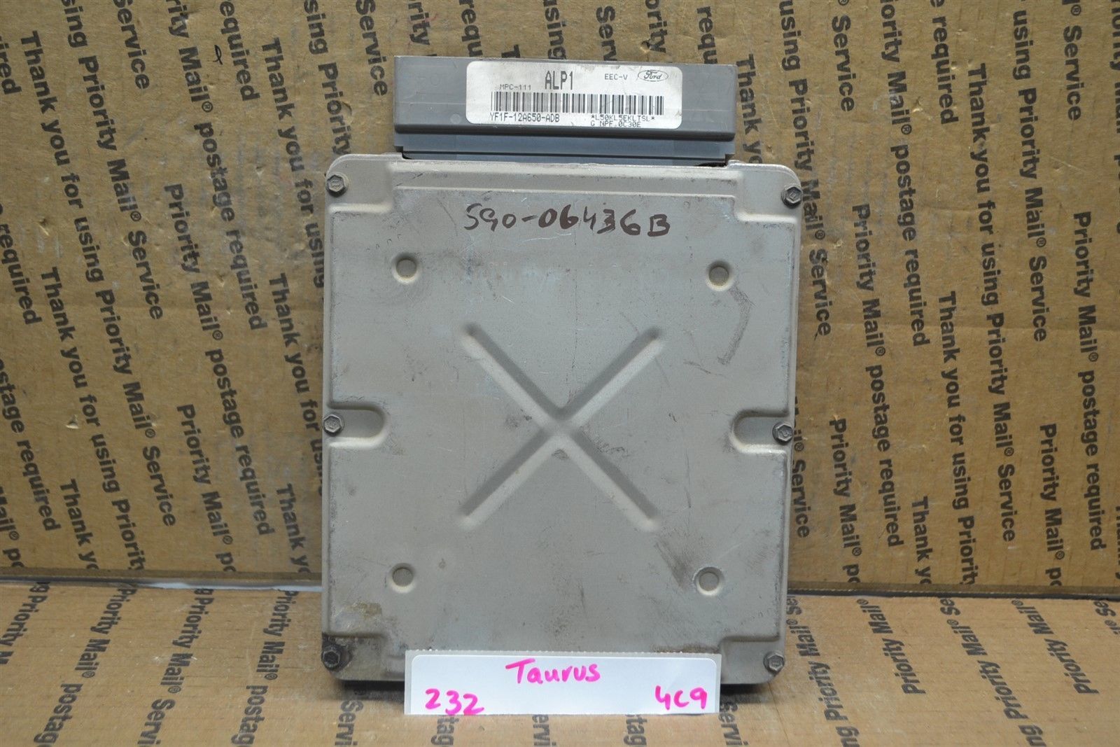 2000 Ford Taurus Sable Engine Control Unit ECU YF1F12A650ADB Module 232 ...