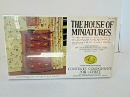 HOUSE OF MINIATURES 40009 CHIPPENDALE CHEST NEW  AMER. HERITAGE DOLLHOUS... - $9.67