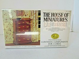 HOUSE OF MINIATURES 40009 CHIPPENDALE CHEST NEW  AMER. HERITAGE DOLLHOUS... - £7.66 GBP