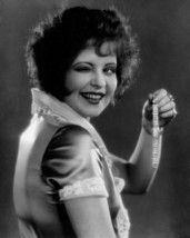 Clara Bow In Red Hair Winking Holding Bracelet 16X20 Canvas Giclee - £55.94 GBP