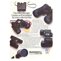 Bushnell Binoculars Print Ad 1984 Los Angeles Olympics 8x10.75&quot; Bausch Lomb 80s - £11.91 GBP