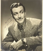 Robert Taylor Autograph Signed 10x12 Vintage 1940s Photo Jsa Certified AH96277 - £221.88 GBP