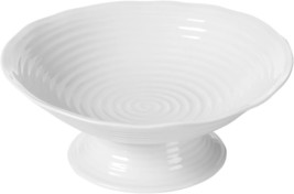 Portmeirion Sophie Conran White Porcelain Footed Comport, 9 Inch, Servin... - $73.33