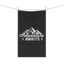 Adventure-Themed Kitchen Towel in Polyester or Cotton Twill (18" × 30") - $22.66+