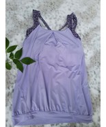Lululemon Womens Top 6 Nouveau Limits Tank Miss Mosaic Lilac Deep Zinfandel - $49.66 CAD