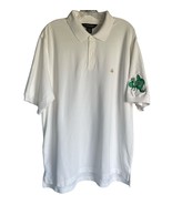 Brooks Brothers Golf Men’s Size XL White Polo Golf Club Logo Performance... - $19.40 CAD