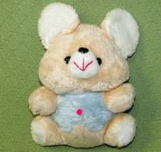10&quot; Vintage Target Mouse Plush Peach Blue Vest Stuffed Animal Taiwan Toy Plush - £12.32 GBP