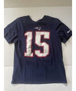 Chris Hogan New England Patriots The Nike Tee Shirt Size Medium Blue NFL... - £12.45 GBP