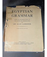 1964 Ägyptische Grammatik Introduction To Studie Hieroglyphen 3rd Edition - $57.15