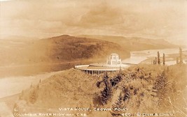 Vista HOUSE-CROWN Point Or~Columbia River Hwy~Cross Dimmitt Real Photo Postcard - £4.28 GBP