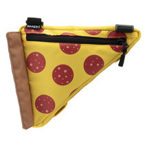 Snack! Pizza Frame Bag Pizza 10.8x1.92x7.48in Hook and Loop Straps - £44.82 GBP