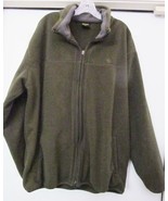 Nautica Competition Mens Fleece Jacket Coat Full Zipper Olive Green Size... - £38.49 GBP