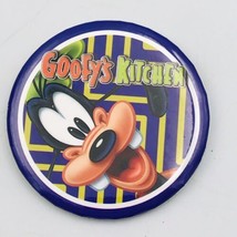 Disneyland Hotel Goofy&#39;s Kitchen Souvenir Button Pin 3&quot; - £6.07 GBP