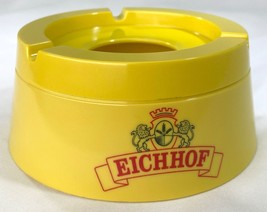 Vintage EICHHOF BIER Heavy Plastic ASHTRAY Made In Italy P80 Mebel Melam... - $19.78