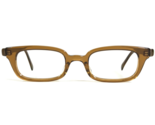 Clayton Franklin Eyeglasses Frames 700 Clear Brown Arnel Thick Rim 45-21... - $139.88