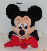 Disney Mickey MOUSE 8&quot; Puppet toy Rare Vintage - £11.63 GBP