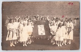 1918 Postcard Of Dedication Service St James Church Baltimore Md. 8Th Grade - £22.15 GBP