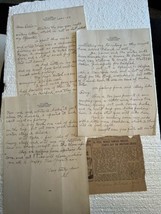 Al Foss fishing lure handwritten signed letter 1933 Orlando, Fl Newspape... - $147.51