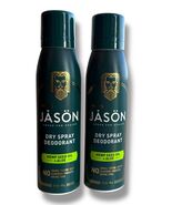 2 x Jason Men's Dry Spray Deodorant HEMP SEED OIL &amp; ALOE 3.2oz EA - $49.49