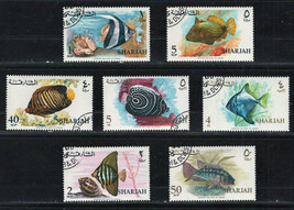 SHARJAH Very Fine Mint Stamps Set. Fish #2 - $3.68