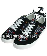 Disney Mickey Mouse Men&#39;s Canvas Lace Up Shoes B&amp;W New w/Tag Ground Up S... - £23.44 GBP