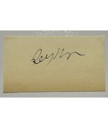 Robby Krieger Autographed Vintage 2.75x5 Signature Page - $917.20 MXN