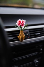 Cardening Car Vase - Cozy Boho Car Accessory for Women Natural Air Freshener Ben - £9.42 GBP
