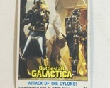 BattleStar Galactica Trading Card 1978 Vintage #79 Attack Of The Cylons - $1.97