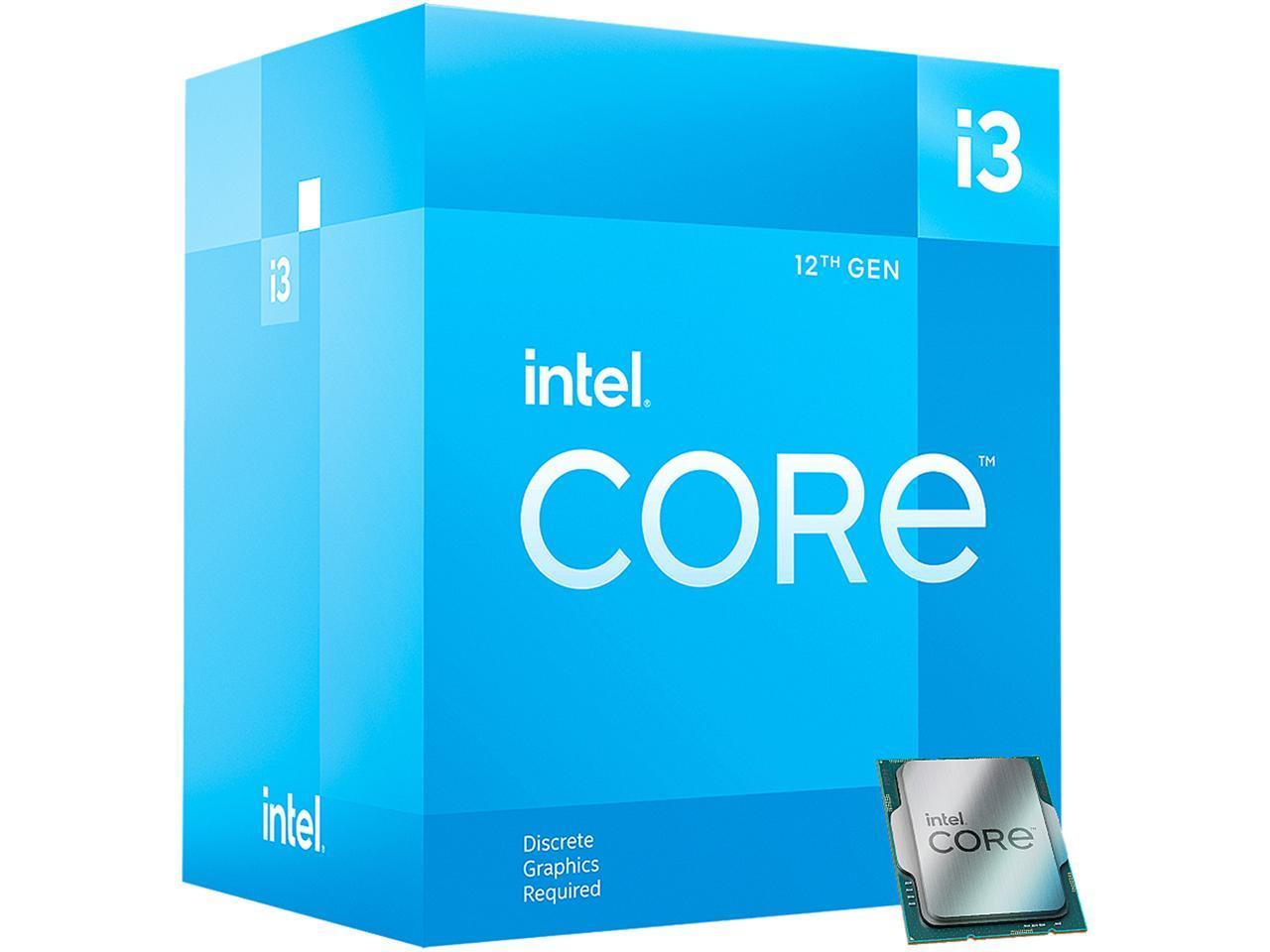 Primary image for Intel Core i3-12100F - Core i3 12th Gen Alder Lake Quad-Core 3.3 GHz LGA 1700 58