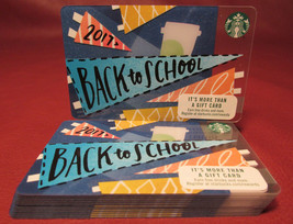 Starbucks, 2017 Back to School Gift Card New Unused with Tags - $95.12 MXN