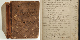 1842 antique BLACKSMITH LEDGER east waterford juniata pa JACOB HOFFMAN g... - £189.73 GBP
