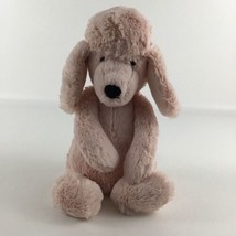 Jellycat Bashful Blush Pink Poodle 12&quot; Plush Bean Bag Stuffed Animal Toy... - £31.62 GBP