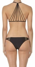 Mikoh Swimwear Night Black Banyans Multi String Racerback Bikini Top (L) Nwt - £71.92 GBP