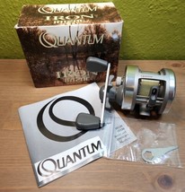 Vintage Quantum Iron IR120C NIB Bait-Casting Fishing Reel w/ Manual 165y... - $267.29