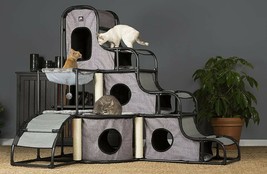 Prevue Pet Products Catville TOWER-GREY PRINT-FREE Shipping In The U.S. - £260.50 GBP