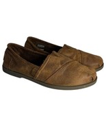 Skechers Shoes Womens 8.5 BOBS Luxe Memory Foam Flats Slip On Brown SN11... - $29.77 CAD